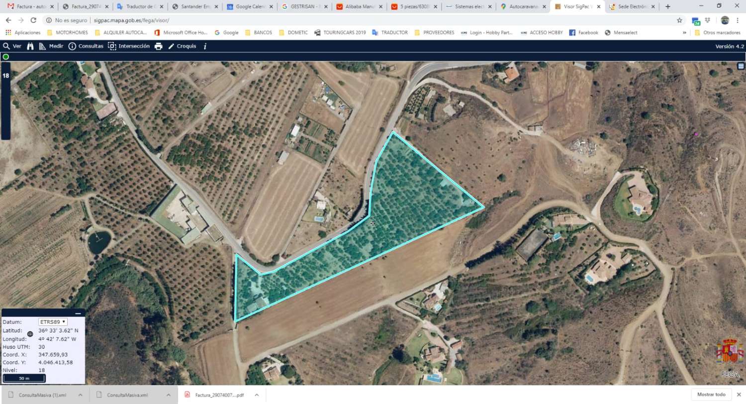 قطعة أرض للبيع في Mijas